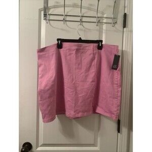 Wild Fable Women's Plus Size 22 Denim Mini Skirt Purple